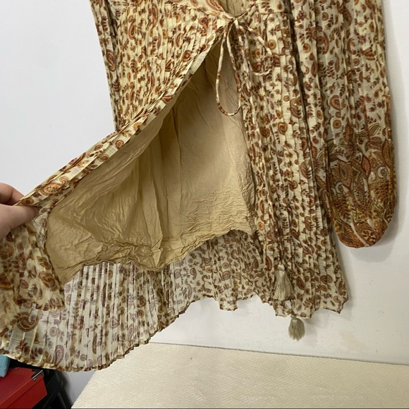 ANTHROPOLOGIE By Let Me Be Shyla Pleated Mini Dress Size small - Picture 8 of 15